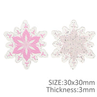 Snowflake Transparent Glitter