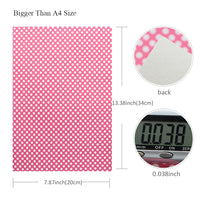 Spots Faux Leather Full Sheet Pack of 9