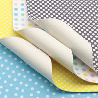 Spots Faux Leather Full Sheet Pack of 9