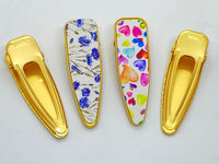Hollowed Tear Drop Solid Clip