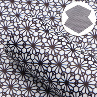 Tile Style - Black & White Faux Leather Sheet