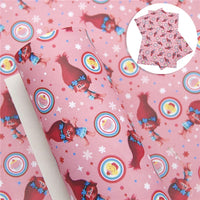 Trolls Poppy Faux Leather Sheet