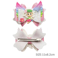 Pre Cut White Fairy OTT Faux Leather Bow