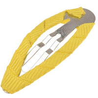 Ribbon Covered Snap Clip