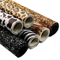 Animal Print & Chunky Faux Leather Full Sheet Pack of 6