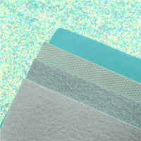 Teal Mixed Faux Leather Full Sheet Pack of 8
