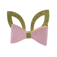 Glitter Rabbit Ears Bow