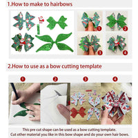 Pre Cut White Fairy OTT Faux Leather Bow