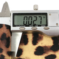 Leopard Print & Metallic Mix Faux Leather Full Sheet Pack of 6