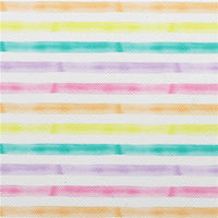 Pastel Stripes on White with Light Purple Litchi Double Sided Faux Leather Sheet