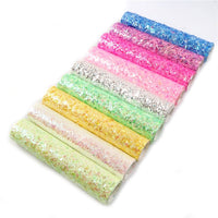 Fractured Glitter Mixed Faux Leather Full Sheet Pack of 9