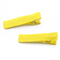 Grosgrain Lined Clips (10)