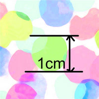 Pastel Watercolour Confetti Faux Leather Sheet