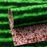 Watermelon Chunky Embellishments Double Sided Leather Sheet
