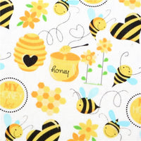 Honey Bee with Bee Hive Hexagon Double Sided Sheet