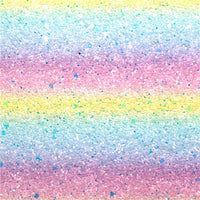Ombre Chunky Glitter Faux Leather Sheet
