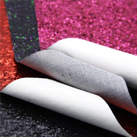 Chunky Glitter Mixed Faux Leather Full Sheet Pack of 11