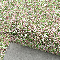 Chunky Glitter Pink and Green Combo  Faux Leather Sheet