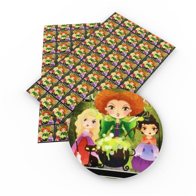 Hocus Square Girls Faux Leather Sheet