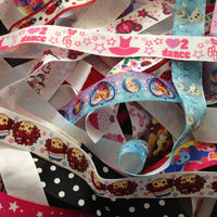 Ribbon Mixed Bag - Printed 7/8" & 1" - 10 x 1m