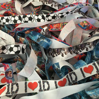 Ribbon Mixed Bag - Printed 7/8" & 1" - 10 x 1m