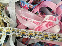 Ribbon Mixed Bag - Printed 7/8" & 1" - 10 x 1m
