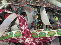Ribbon Mixed Bag - Printed 7/8" & 1" - 10 x 1m
