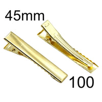 45mm Gold Alligator Clip with Teeth Packs
