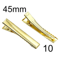 45mm Gold Alligator Clip with Teeth Packs
