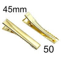 45mm Gold Alligator Clip with Teeth Packs