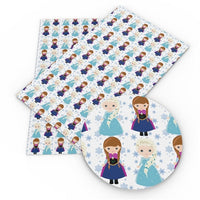 Cold Sisters Characters on White Faux Leather Sheet #9
