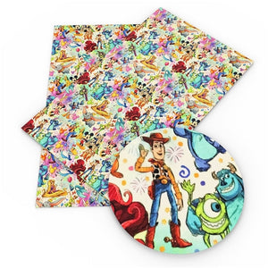 All The Characters Faux Leather Sheet