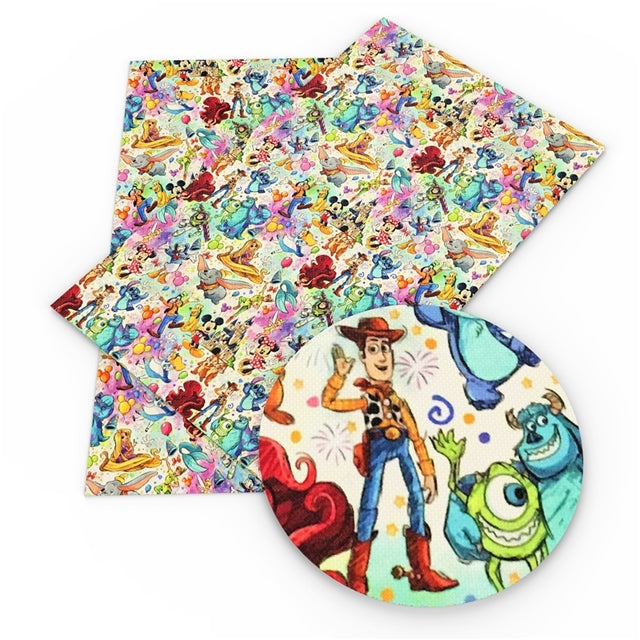 All The Characters Faux Leather Sheet