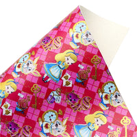 Alice Gold Print Faux Leather Sheet
