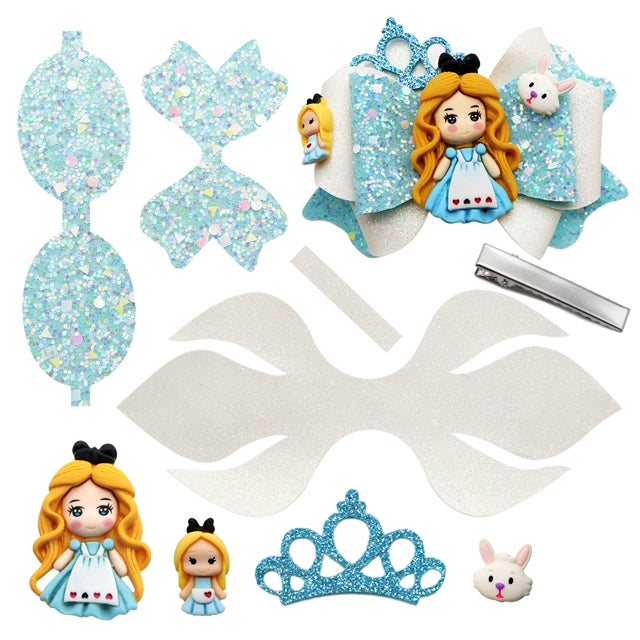 Pre Cut Alice OTT Faux Leather Bow