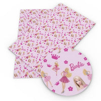 Pink Girl Pink Faux Leather Sheet #3