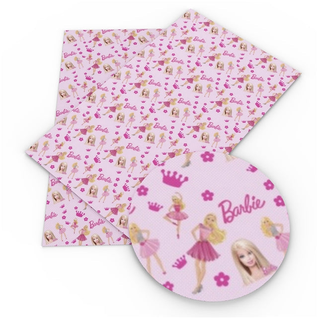Pink Girl Pink Faux Leather Sheet #3