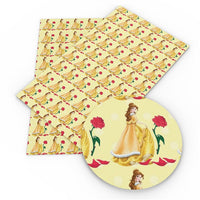 Pretty Girl in Yellow Faux Leather Sheet #8