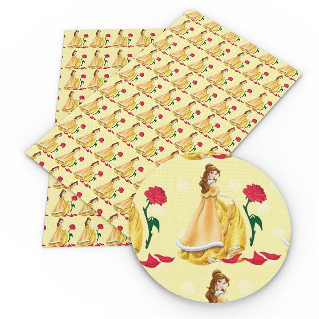 Pretty Girl in Yellow Faux Leather Sheet #8