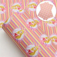 Pretty Girl Aur Blonde Faux Leather Sheet #4