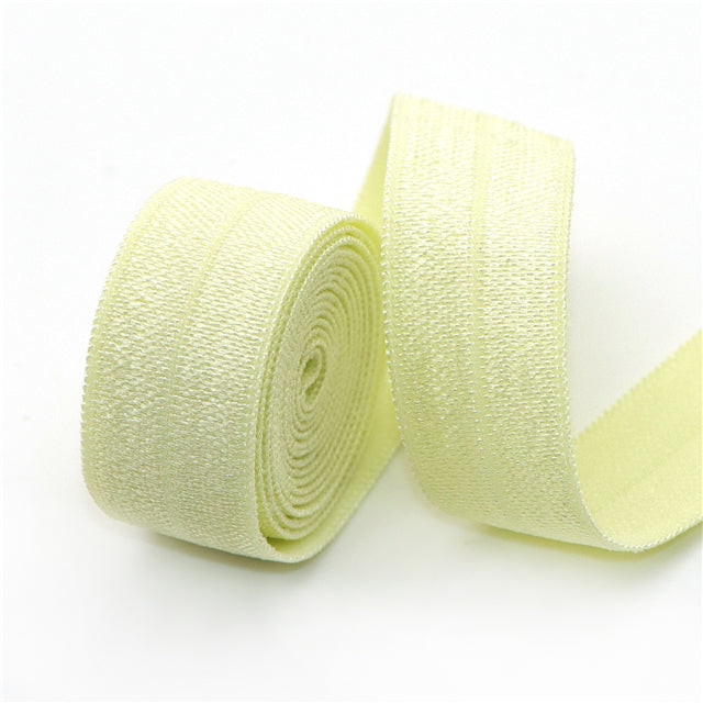 Plain / Solid Fold Over Elastic 5/8