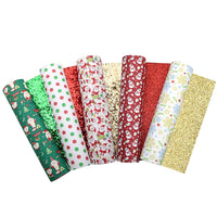 Christmas Double Sided Sheet Pack Faux Leather Sheet 5
