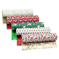 Christmas Double Sided Sheet Pack Faux Leather Sheet 5
