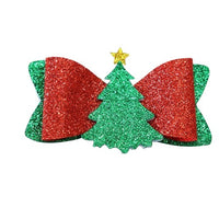 Christmas Tree Glitter Bow
