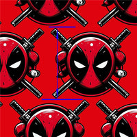 Deadpool Faux Leather Sheet
