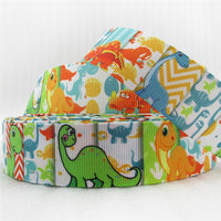 Dinosaurs Patches 1" Ribbon