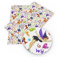 Halloween Happy Faux Leather Sheet