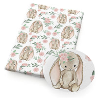 Easter Flopsy Bunny Faux Leather Sheet