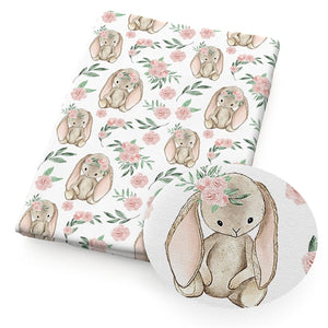 Easter Flopsy Bunny Faux Leather Sheet