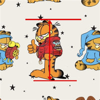 Garfield Cat Having Fun Faux Leather Sheet